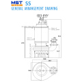 submersible slurry pump 7.5 kw small-sand-suction-pump sand-suction-pump